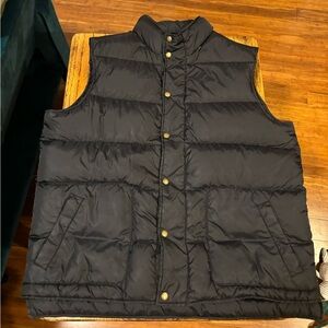 LIKE NEW - Lands’ End - Down Puffer Vest - XL - Black